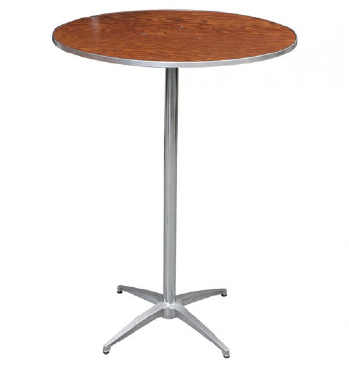 30” Round  Bar Height Coctail  Table