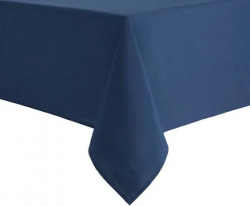 8’ Navy Blue Rectangle Linen