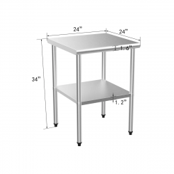 IMG 8396 1723999379 Stainless Steel Table 24x24