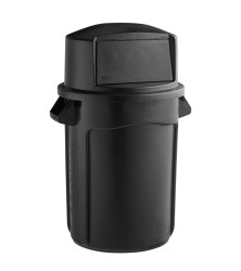 32 Gallon Trash Can/Dome lid (Black)