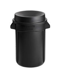 32 Gallon Trash Can/Funnel Lid (Black)