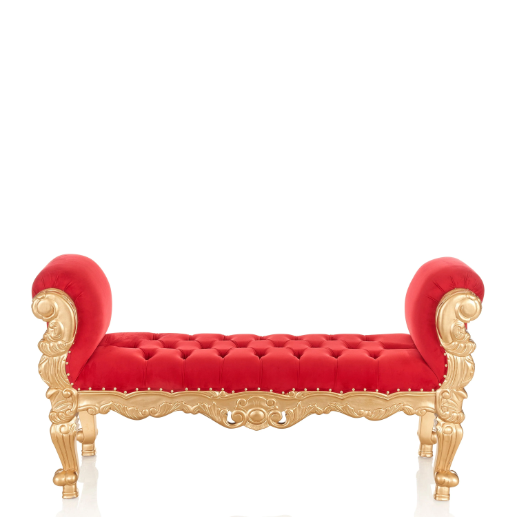 Throne Bench (Red & Gold)