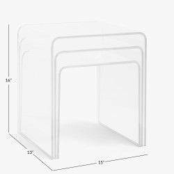 IMG 0135 1747255342 Acrylic Nestling Tables (Set of 3)