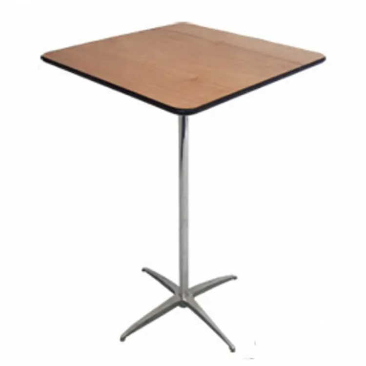 36” Square Bar Height Cocktail Table