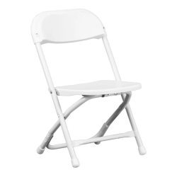 Children’s White Folding Chairs